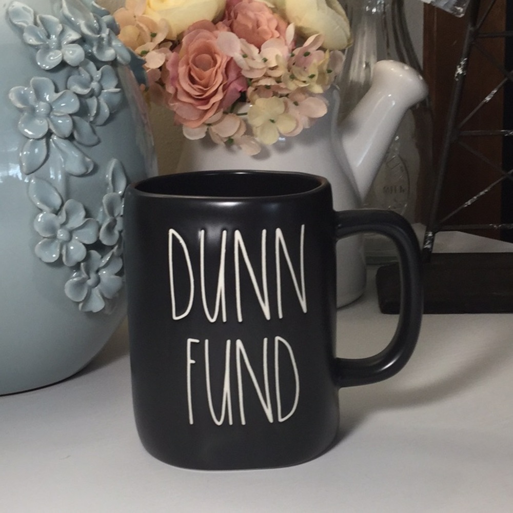 Rae Dunn DUNN FUND Black Mug